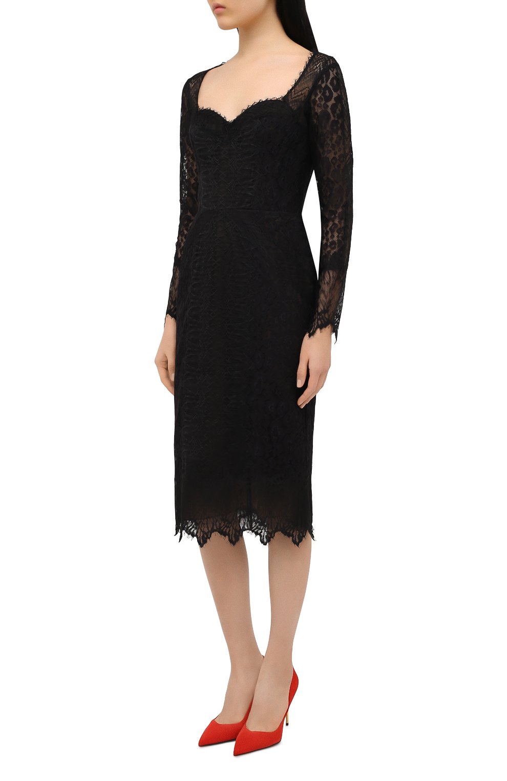 Платье ZUHAIR MURAD черного цвета по цене 359500 руб., арт. DRP20039/LMIX007, фото 3 Платье ZUHAIR MURAD, арт. DRP20039/LMIX007, фото 3
