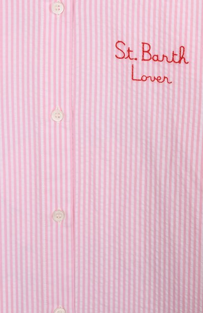 Хлопковая рубашка MC2 SAINT BARTH, арт. STBK MINI BRIGITTE EMBRY/04332H, фото 3