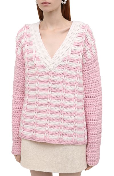 Шерстяной свитер MIU MIU, арт. MML516-1ZUI-F0442, фото 3