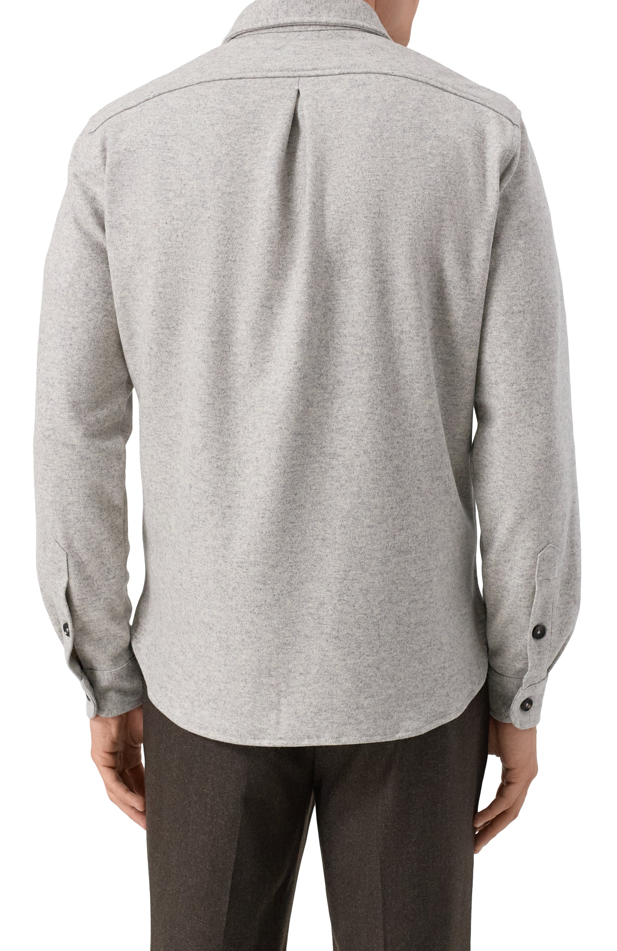 Рубашка из шерсти и кашемира ANDREA CAMPAGNA, арт. CAMLMIL/WCFELT, фото 4