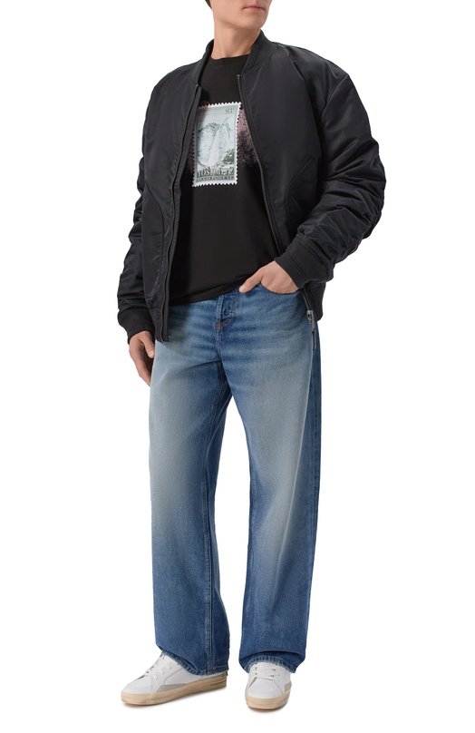 Хлопковая футболка HUGO 50553713 Чёрный  50553713 Фото 2