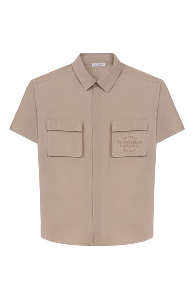 Хлопковая рубашка DOLCE & GABBANA, арт. L44S74/FU63D