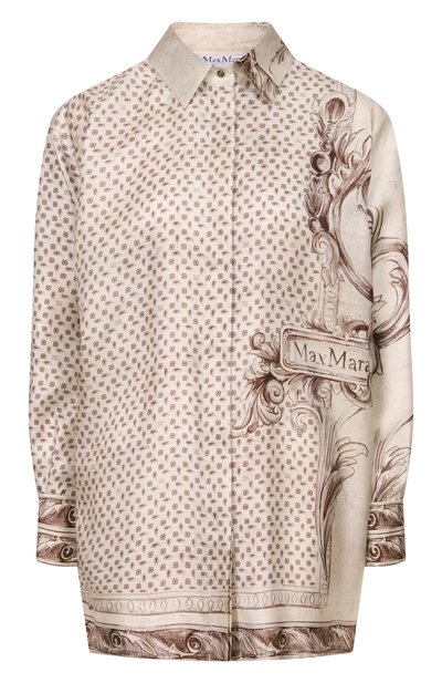 Женская шелковая рубашка MAX MARA, арт. MXMGRAD0