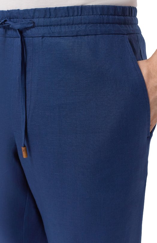 Льняные брюки Colombo PA00504/T0655-U Синий  PA00504/T0655-U Фото 5