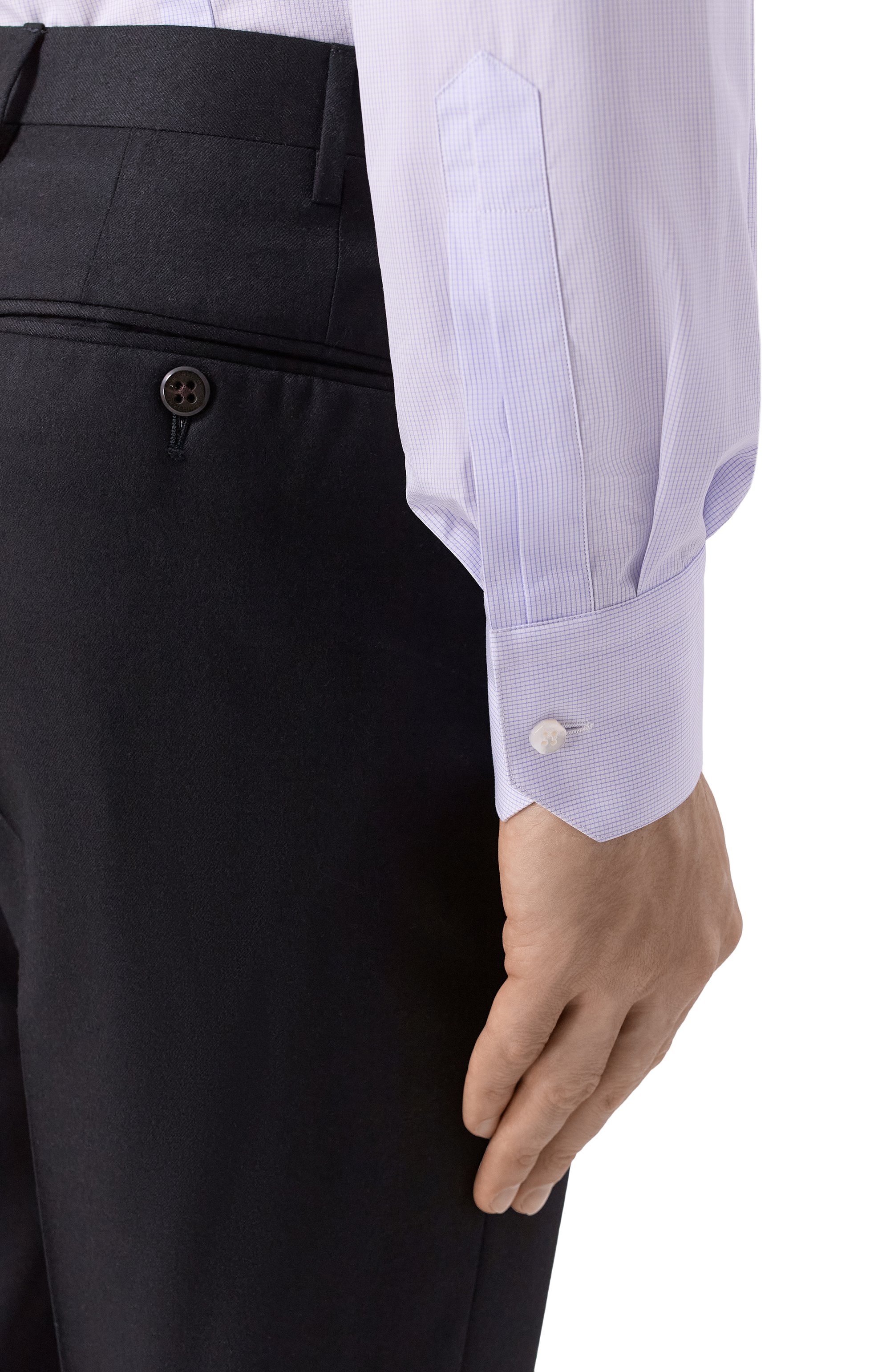 Хлопковая сорочка STEFANO RICCI голубого цвета по цене 95550 руб., арт. MC007467/BN2967, фото 5 Хлопковая сорочка STEFANO RICCI, арт. MC007467/BN2967, фото 5