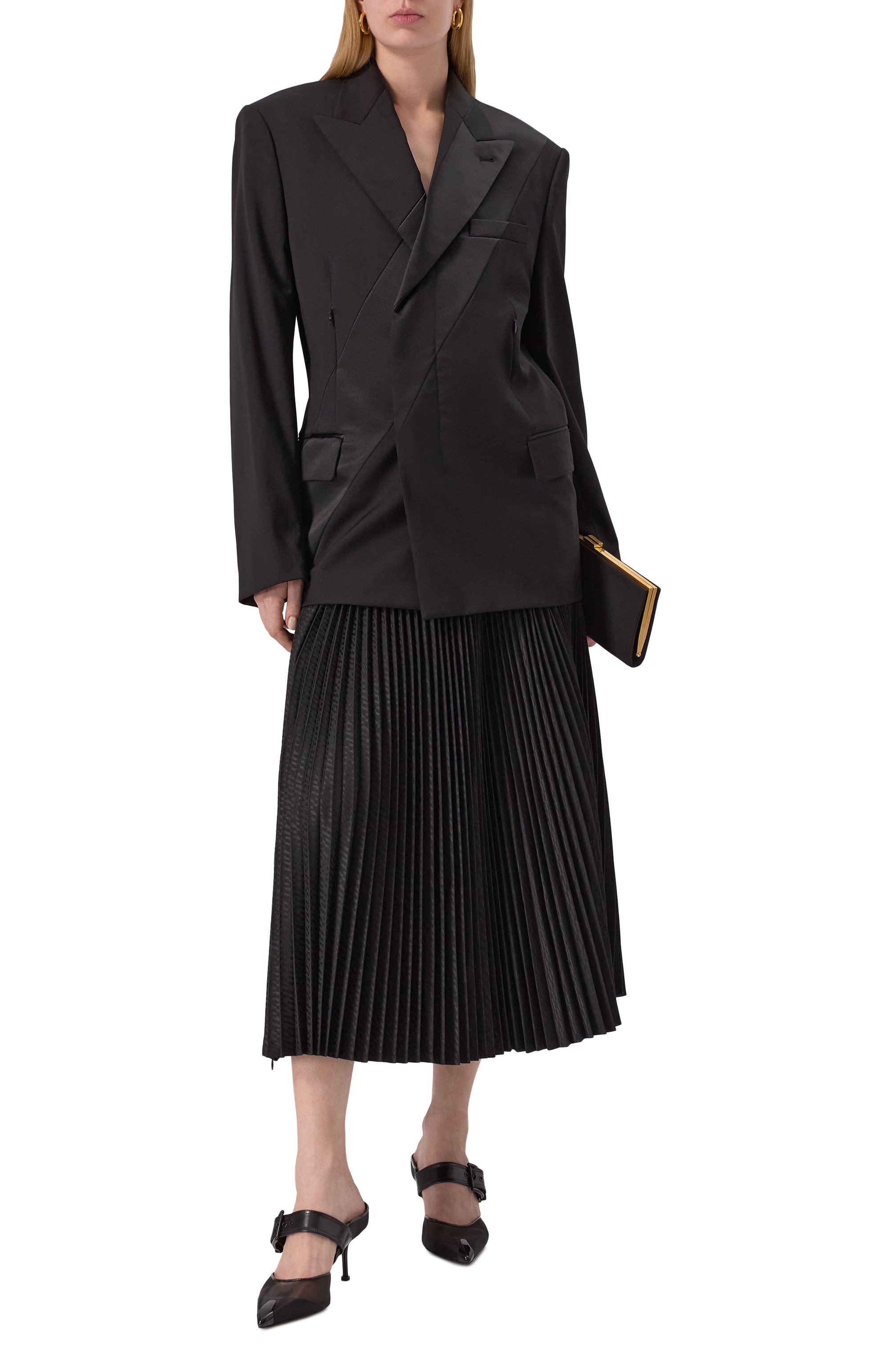 Плиссированная юбка HELMUT LANG, арт. 010HW302, фото 2