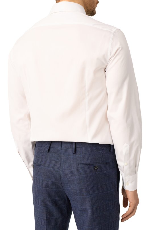 Хлопковая сорочка Corneliani 25P100-2511625 Белый  25P100-2511625 Фото 4