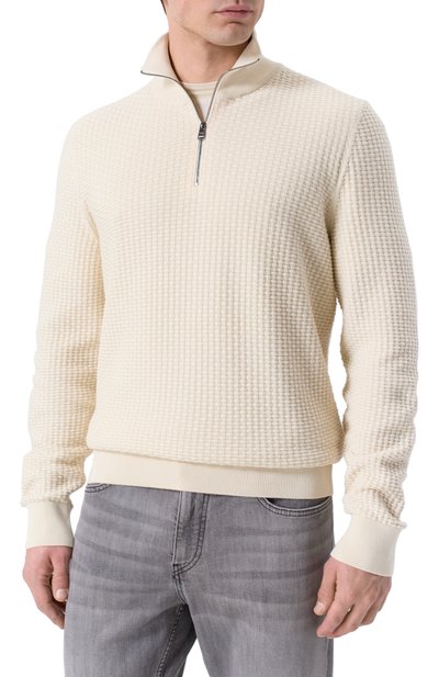 Хлопковый джемпер BOSS, арт. 50555118, фото 3