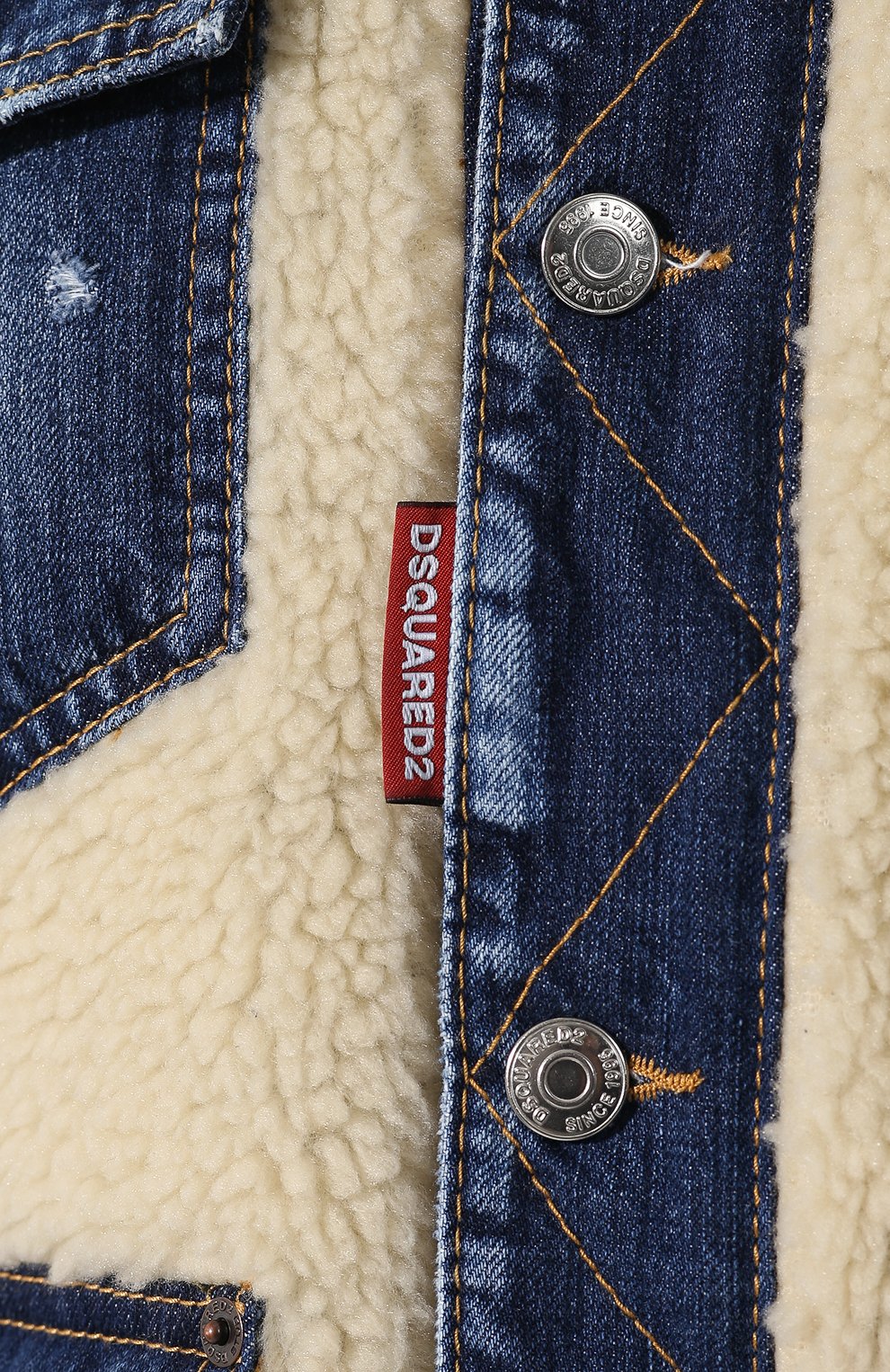 Комбинированная куртка DSQUARED2, арт. S74AM0931/S30309, фото 5