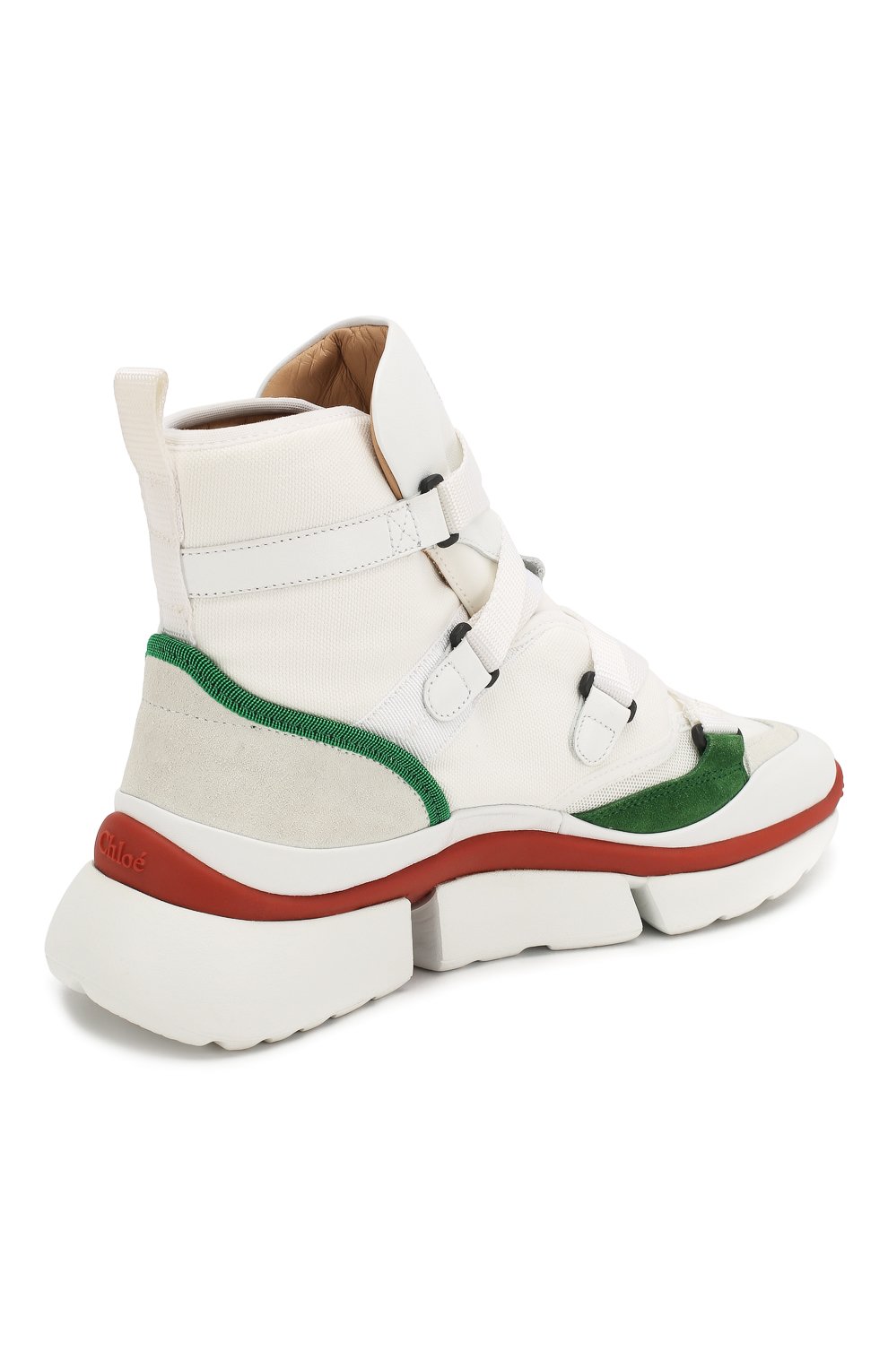 Комбинированные кроссовки sonnie CHLOÉ, арт. CHC18A05018, фото 4