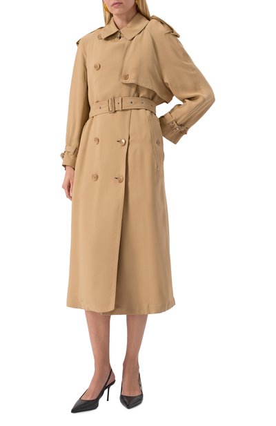 Тренч из вискозы BURBERRY, арт. 8055575 A7405, фото 3