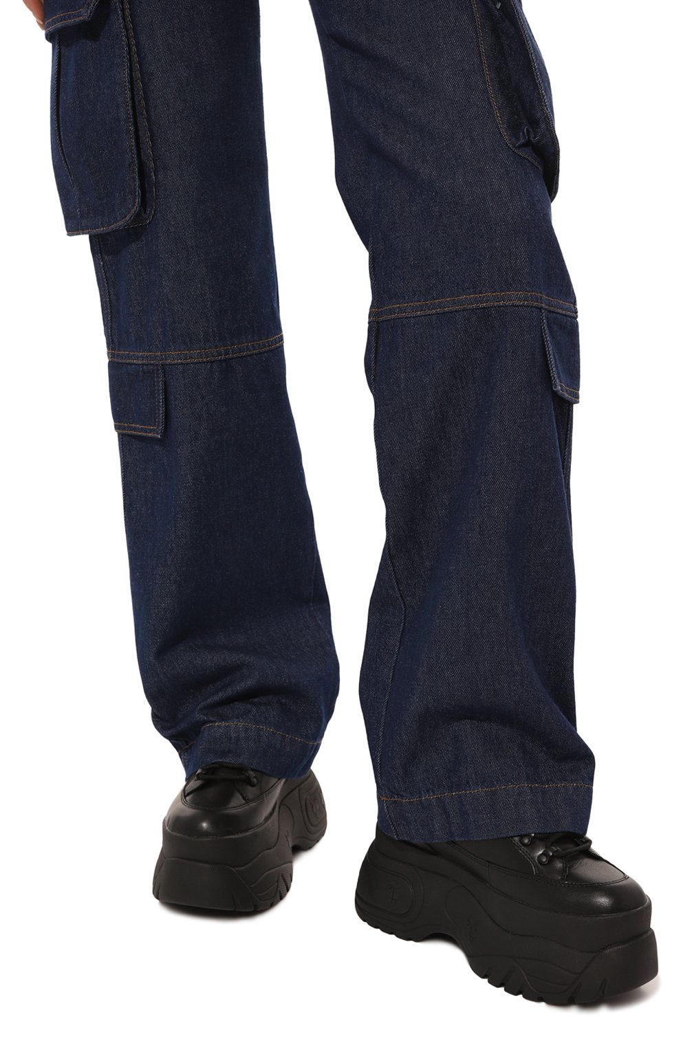 Кожаные кроссовки sprinter NAKED WOLFE черного цвета по цене 29350 руб., арт. SPRINTER/LEATHER, фото 3 Кожаные кроссовки sprinter NAKED WOLFE, арт. SPRINTER/LEATHER, фото 3