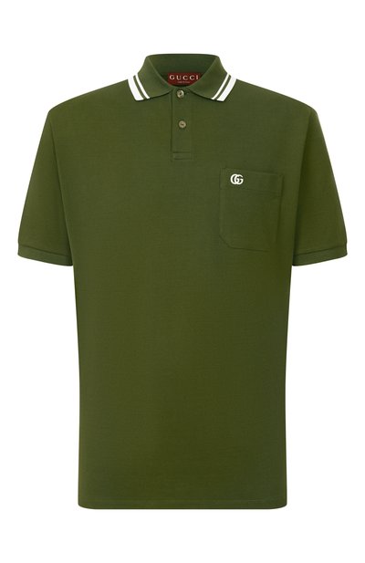 Мужское хлопковое поло GUCCI, арт. 795174/XJHHM