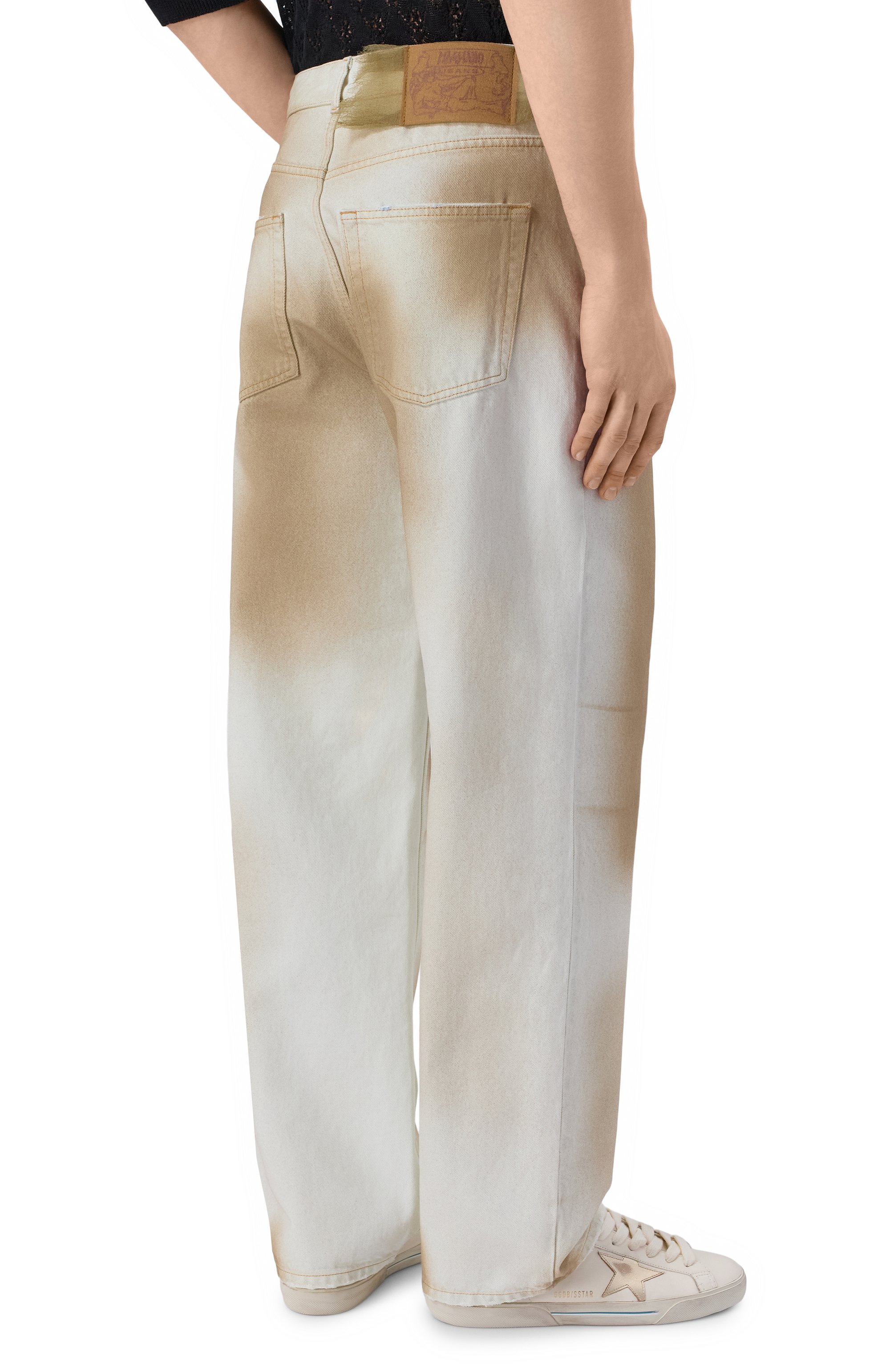 Джинсы MAGLIANO кремового цвета по цене 66200 руб., арт. MGSS26DP01012, фото 4 Джинсы MAGLIANO, арт. MGSS26DP01012, фото 4