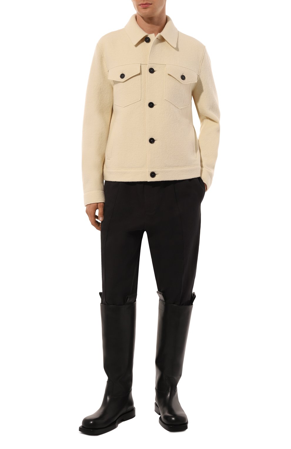 Кожаные сапоги MATTIA CAPEZZANI черного цвета по цене 93150 руб., арт. M2431/VITELL0, фото 2 Кожаные сапоги MATTIA CAPEZZANI, арт. M2431/VITELL0, фото 2