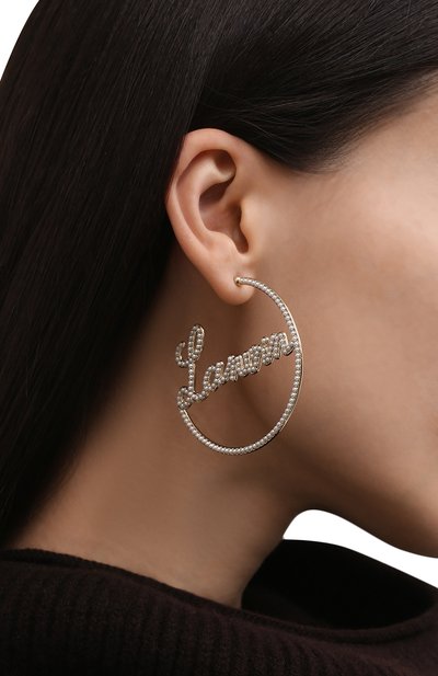 Серьги LANVIN золотого цвета по цене 46950 руб., арт. AW-CJYA18-LAPE-H21, фото 2 Серьги LANVIN, арт. AW-CJYA18-LAPE-H21, фото 2