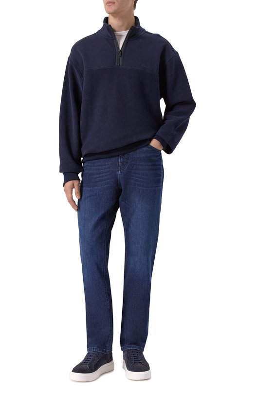 Хлопковый анорак BOSS Orange 50551491 Синий  50551491 Фото 2