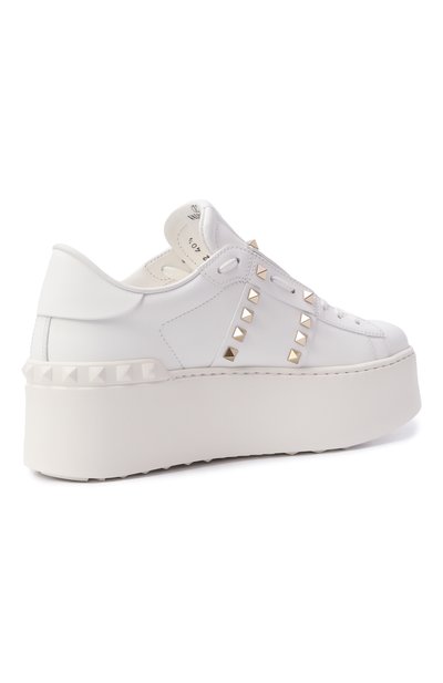 Кожаные кеды rockstud untitled VALENTINO, арт. 5W2S0GG8/BHS, фото 5