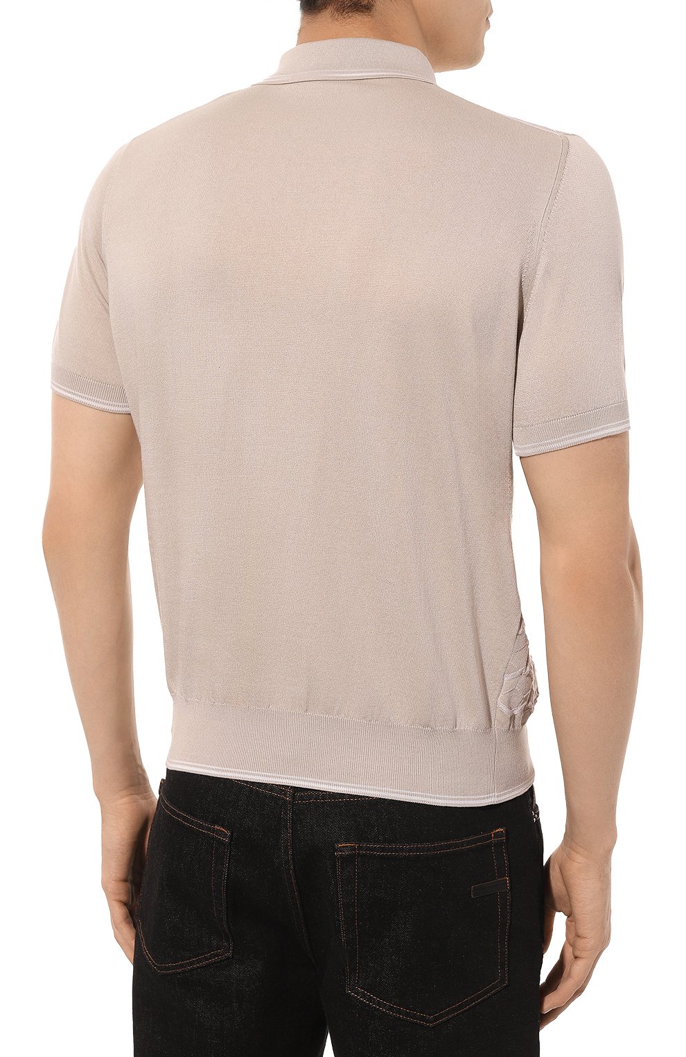 Поло из шелка и хлопка STEFANO RICCI, арт. K818068P31/F24173, фото 4