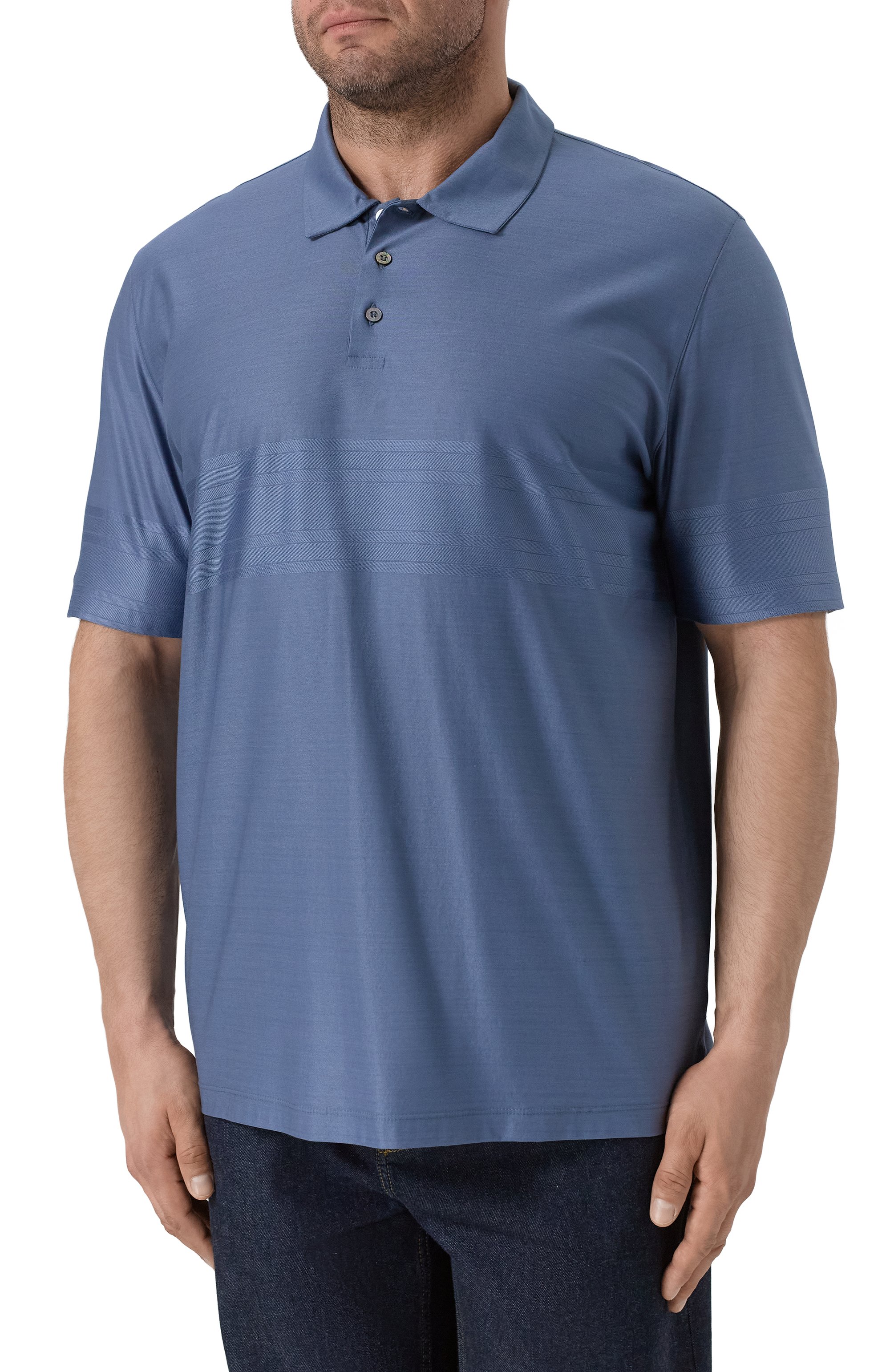 Хлопковое поло CANALI, арт. T0238B/MJ02242, фото 3