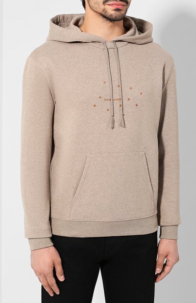 Хлопковое худи SAINT LAURENT, арт. 577092/YBJI2, фото 3