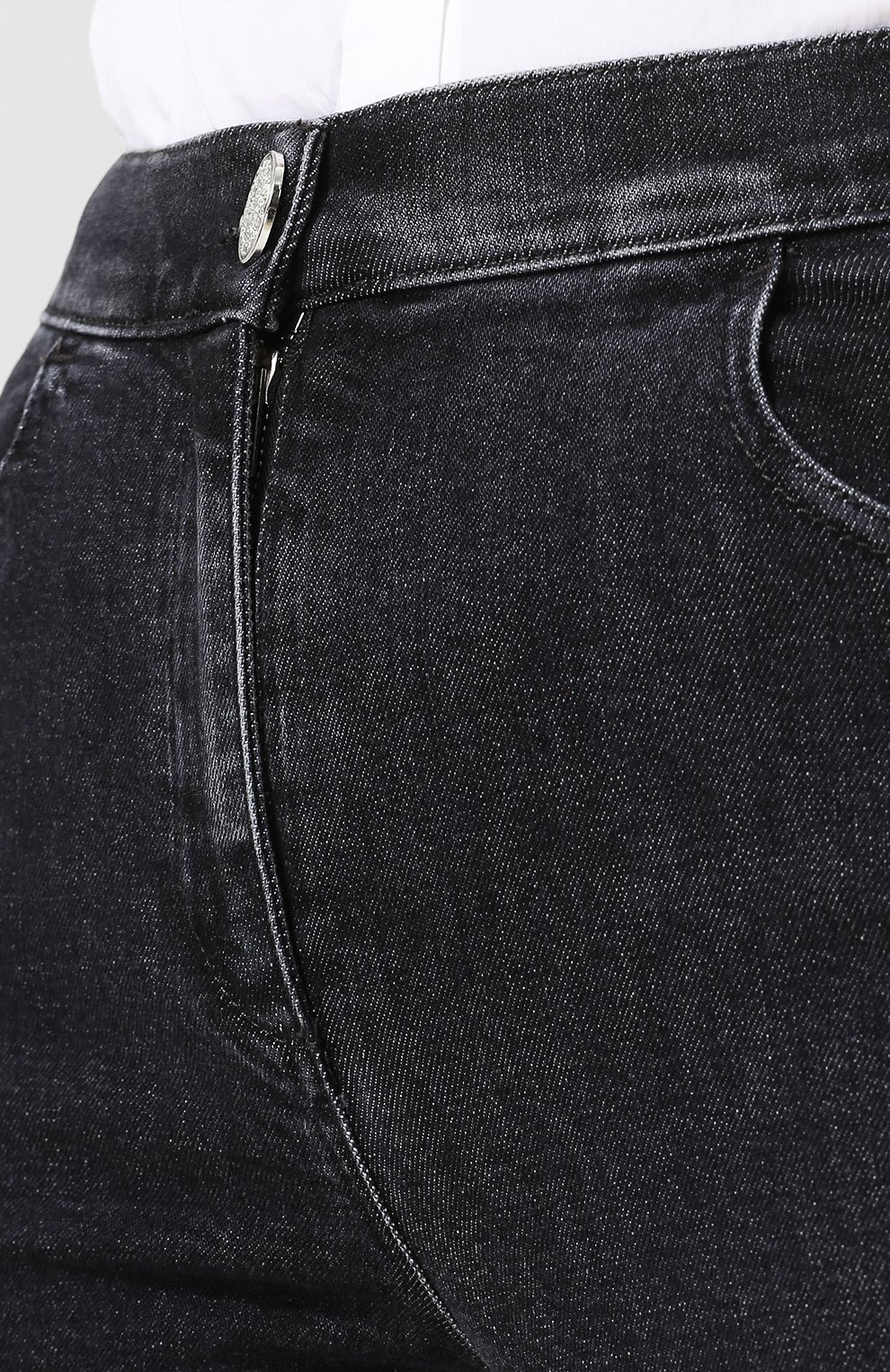 Джинсы с потертостями и бахромой BALMAIN, арт. 145496/148K, фото 5