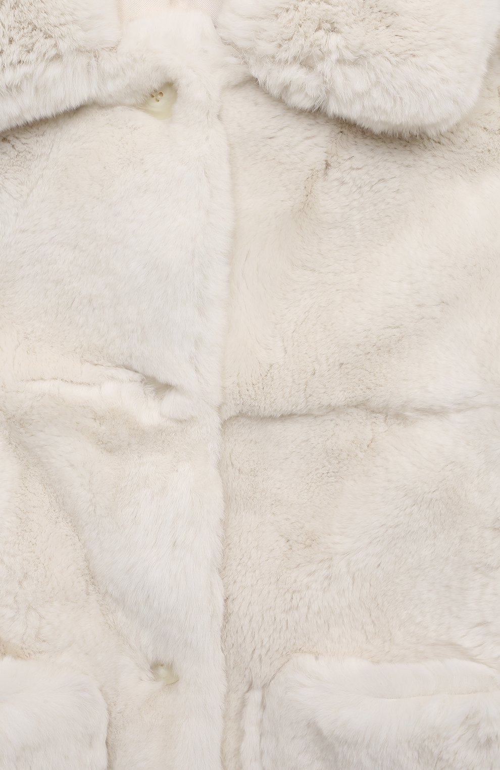 Шуба из кролика YVES SALOMON ENFANT кремового цвета по цене 131000 руб., арт. 20WEM307XXREXX/4-6, фото 3 Шуба из кролика YVES SALOMON ENFANT, арт. 20WEM307XXREXX/4-6, фото 3