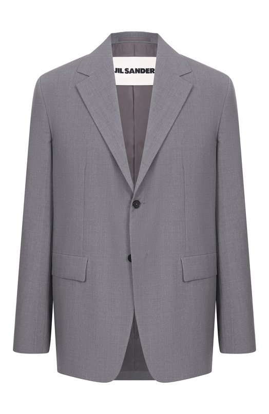 Шерстяной пиджак Jil Sander J22BN0279/J40249 Серый J22BN0279/J40249