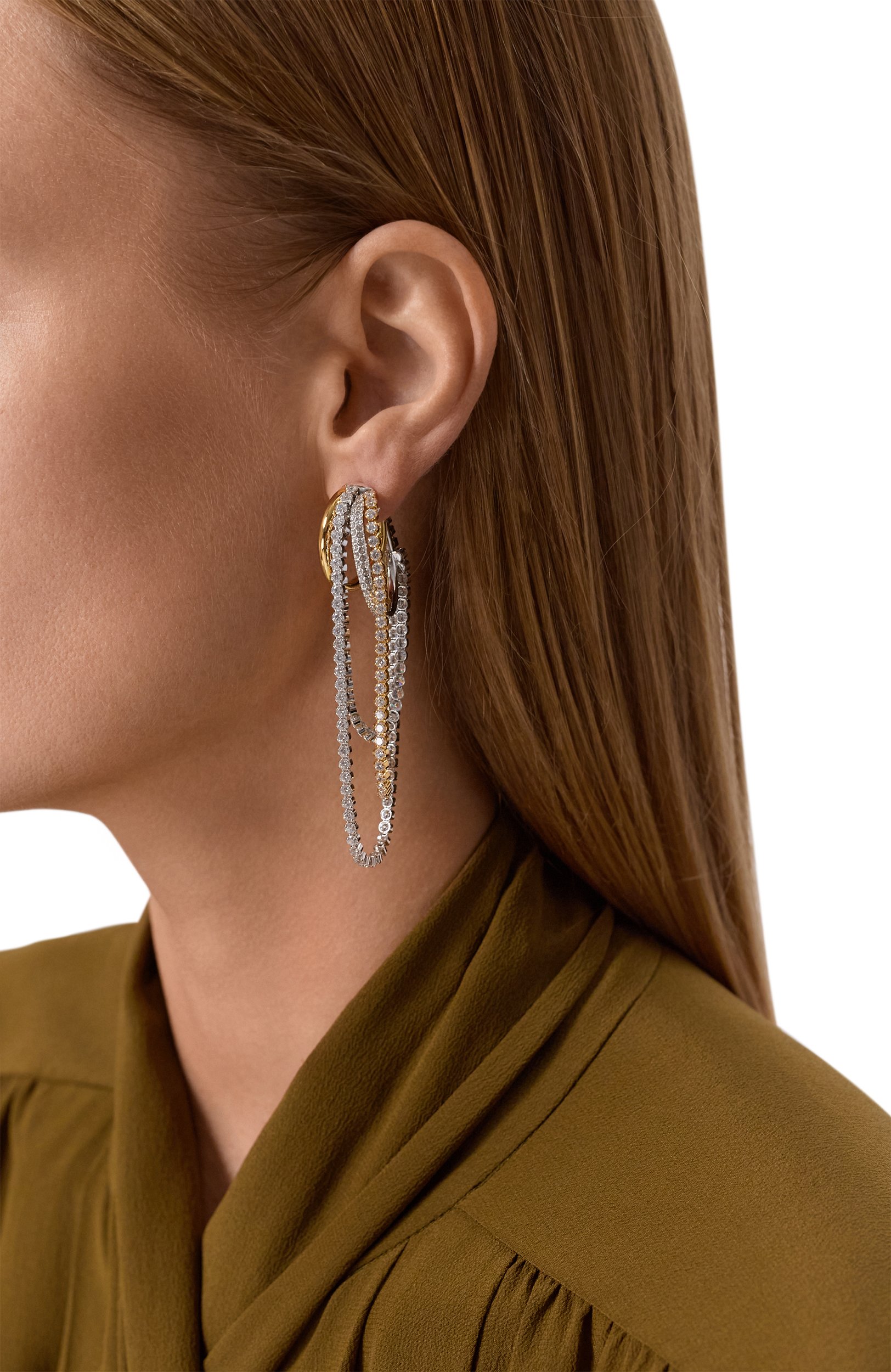 Серьги hyperbola SWAROVSKI разноцветного цвета по цене 53900 руб., арт. 5749368, фото 2 Серьги hyperbola SWAROVSKI, арт. 5749368, фото 2