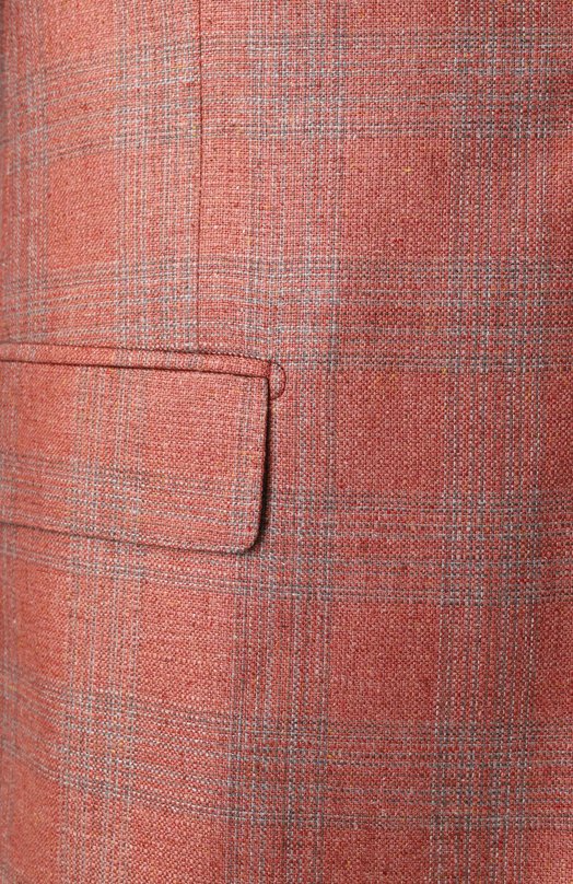 Шелковый пиджак Corneliani 25X008-2516948 Розовый  25X008-2516948 Фото 8