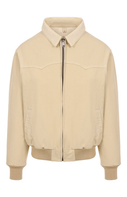 Хлопковый бомбер Maison Margiela S50AM0640/M35255 Бежевый S50AM0640/M35255