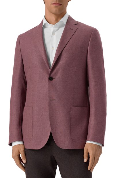 Пиджак из шелка и шерсти CORNELIANI, арт. 266002-2618264, фото 4