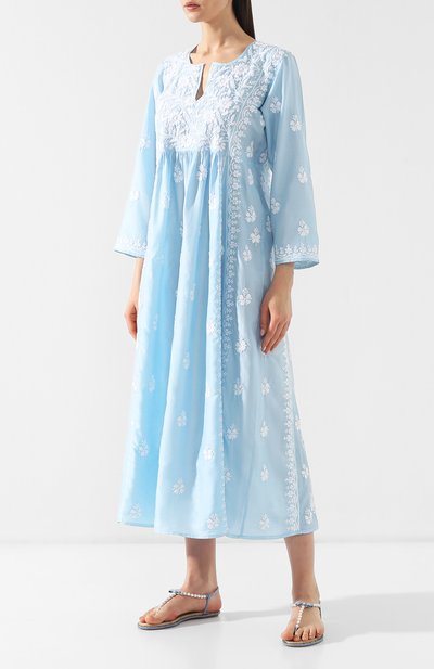 Шелковое платье MUZUNGU SISTERS, арт. EMBR0IDERED SILK DRESS/IN075, фото 3