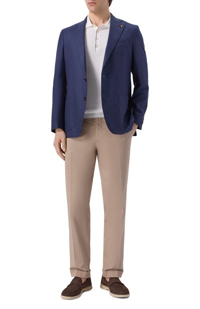 Мужской пиджак из шерсти и шелка SARTORIA LATORRE, арт. EF74/UJ0563