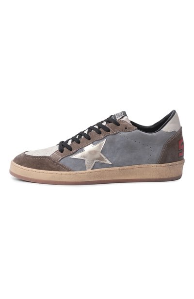 Замшевые кеды ball star GOLDEN GOOSE DELUXE BRAND, арт. GMF00117.F007496, фото 4