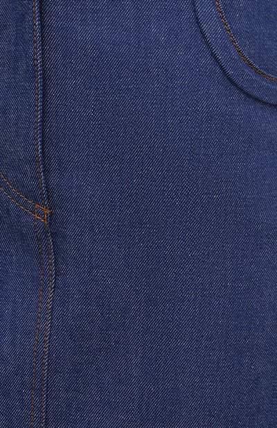 Джинсовая юбка FENDI синего цвета по цене 57750 руб., арт. FLQ540 AF73, фото 5 Джинсовая юбка FENDI, арт. FLQ540 AF73, фото 5