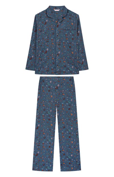 Хлопковая пижама DEREK ROSE, арт. 7025-LEDB082