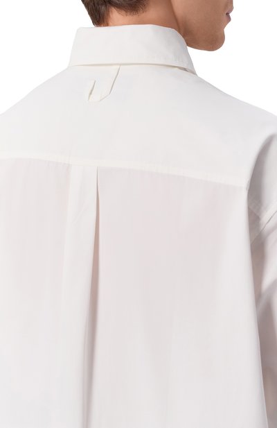 Хлопковая рубашка JACQUEMUS белого цвета по цене 65650 руб., арт. 26ESHM00607/AW00351, фото 5 Хлопковая рубашка JACQUEMUS, арт. 26ESHM00607/AW00351, фото 5