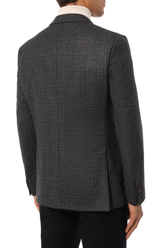 Шерстяной пиджак Corneliani 946002-9416454 Серый  946002-9416454 Фото 6
