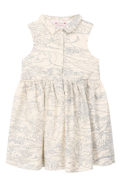 Хлопковое платье BONPOINT, арт. S06GDRW00048/10A-12A