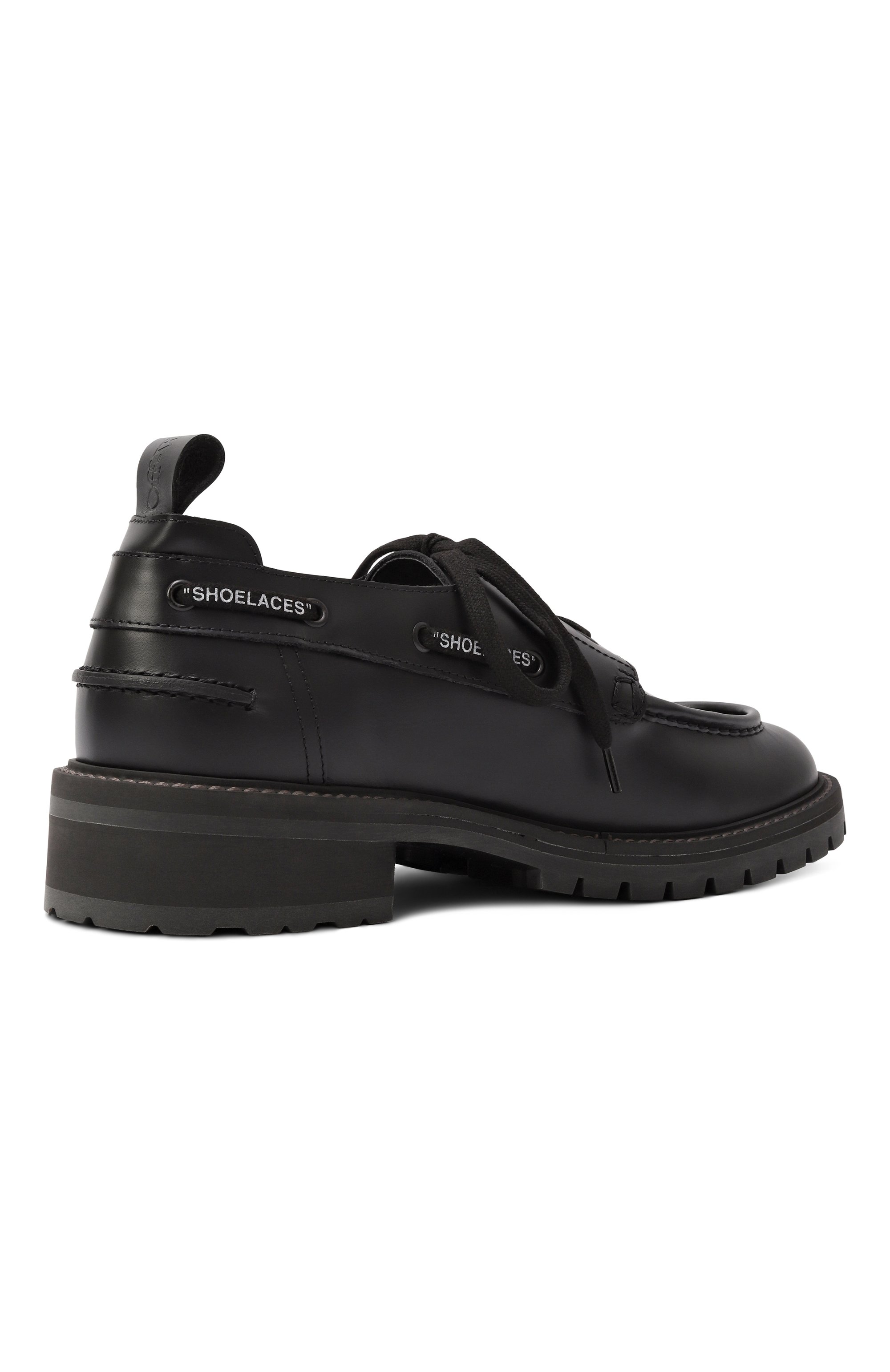 Кожаные топсайдеры san diego OFF-WHITE, арт. 0MIG00BC99LEA001, фото 5