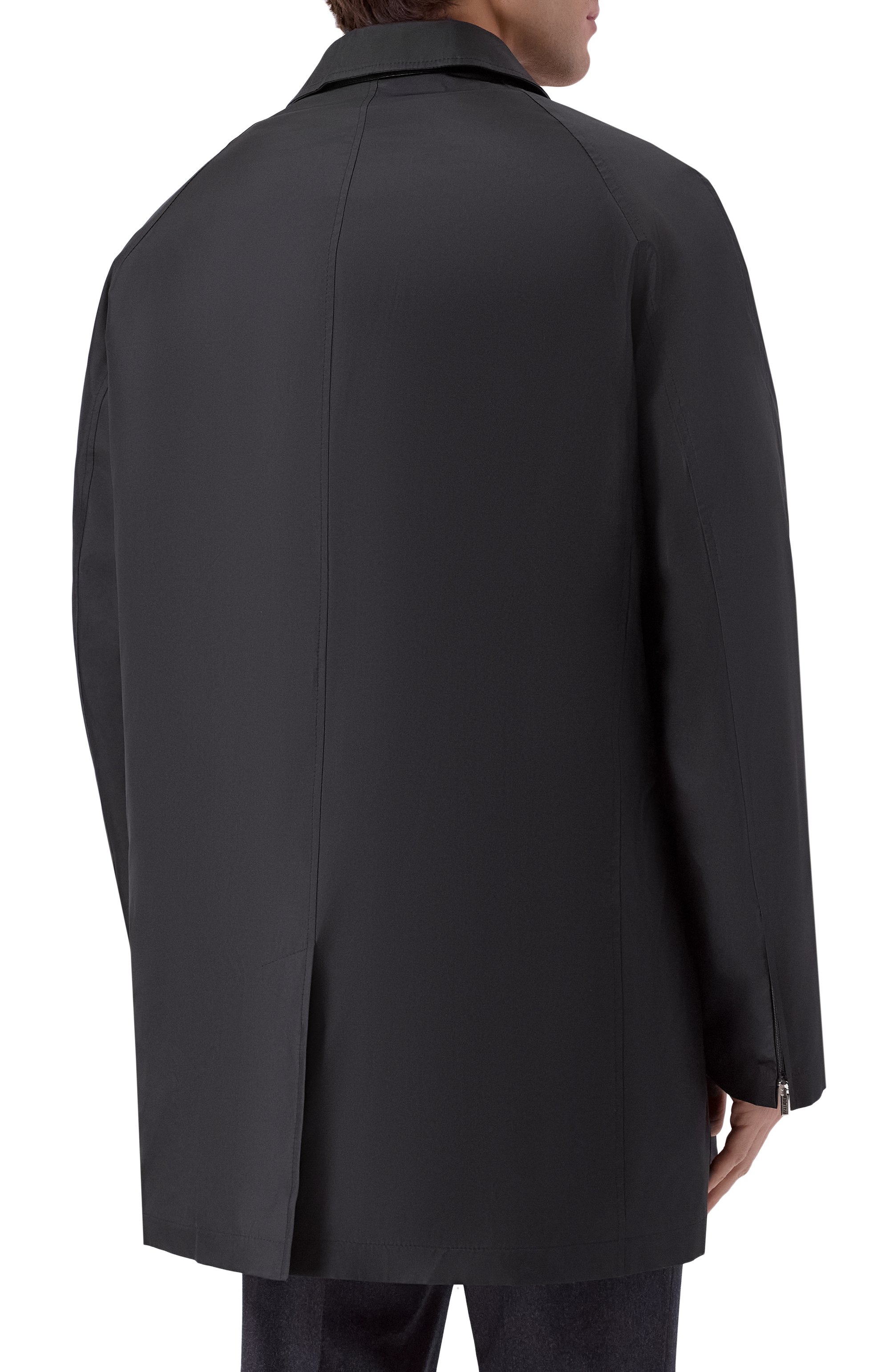 Плащ из шелка и шерсти ZILLI, арт. ATIM02M0619VRLN10, фото 4