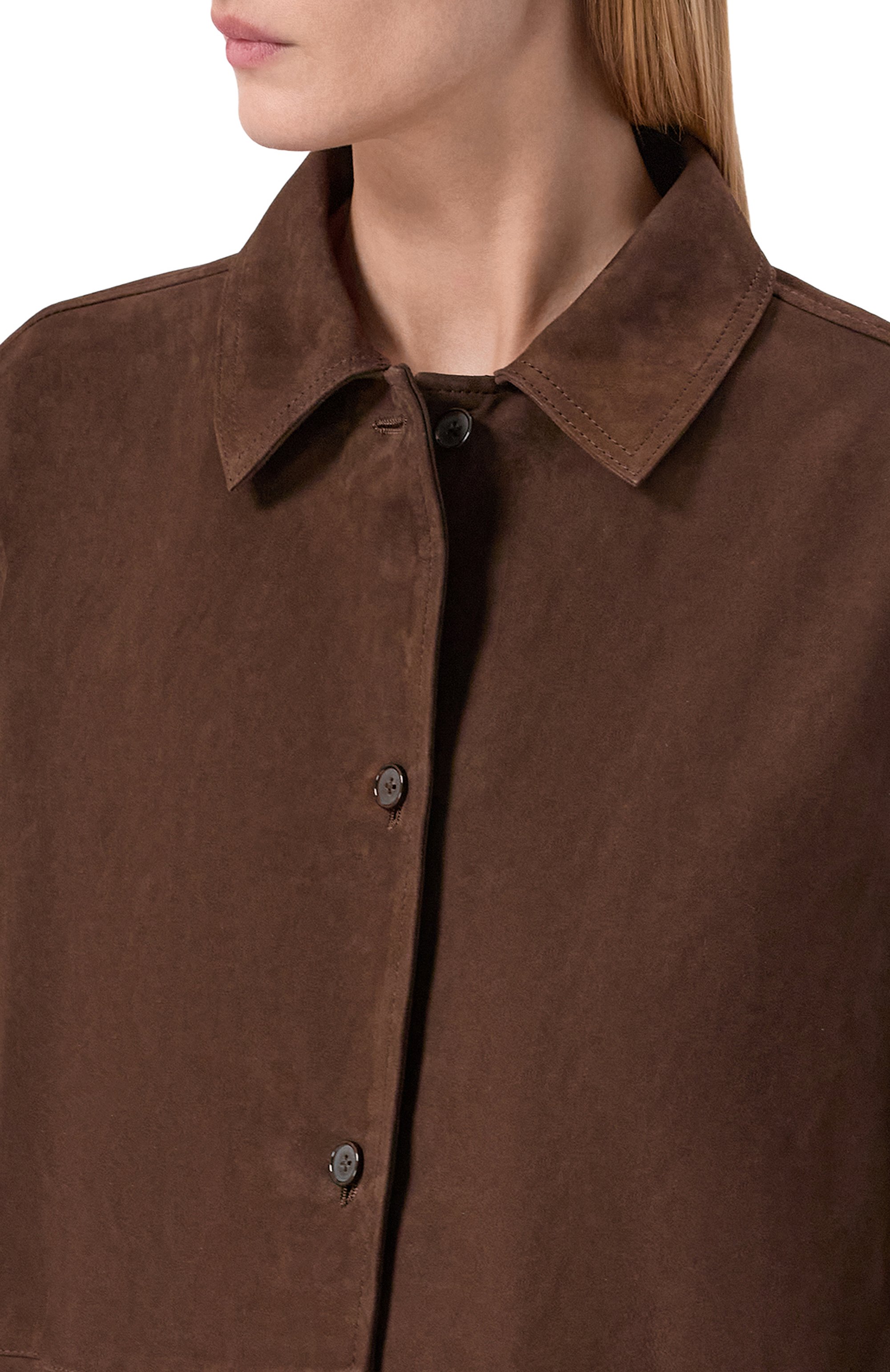 Замшевая рубашка TOTEME, арт. 261-WRT0707-LE0200, фото 5