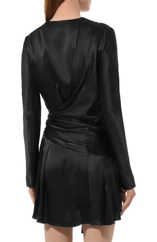 

Атласное платье Alberta Ferretti, Серый