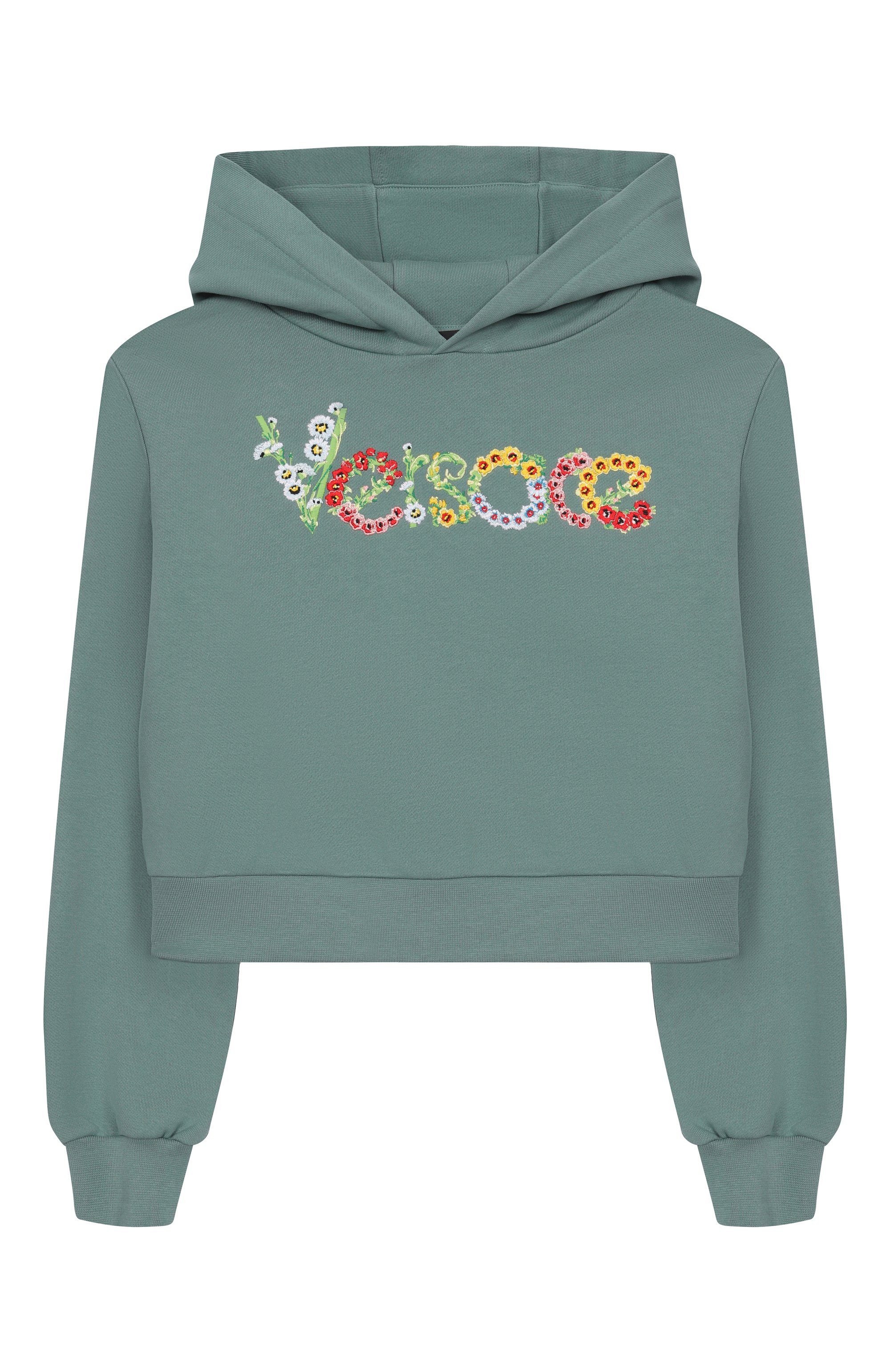 Хлопковое худи VERSACE, арт. 1018197/1A13050/8A-14A, фото 1