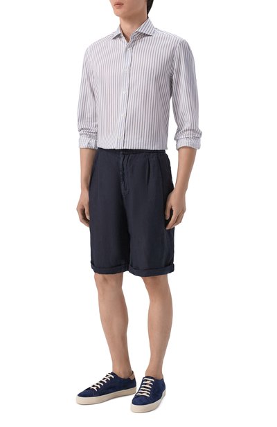 Мужские льняные шорты BRUNELLO CUCINELLI, арт. M243DU0020