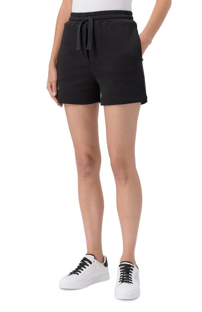Хлопковые шорты DOLCE & GABBANA черного цвета по цене 62700 руб., арт. FTC90Z/GDC9Z, фото 3 Хлопковые шорты DOLCE & GABBANA, арт. FTC90Z/GDC9Z, фото 3