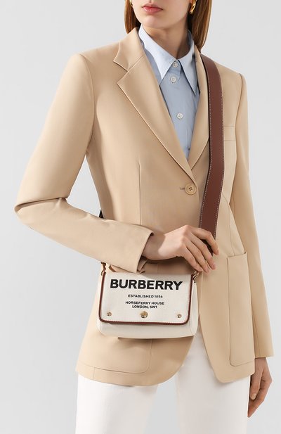 Сумка hackberry BURBERRY коричневого цвета по цене 115500 руб., арт. 8026608, фото 2 Сумка hackberry BURBERRY, арт. 8026608, фото 2