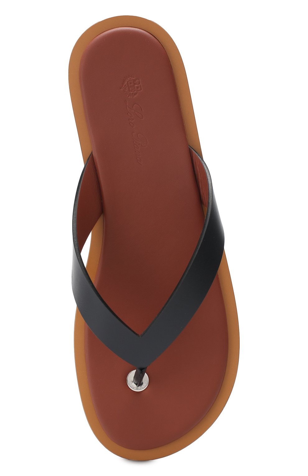 Кожаные шлепанцы thirasia  LORO PIANA, арт. FAI5721, фото 5