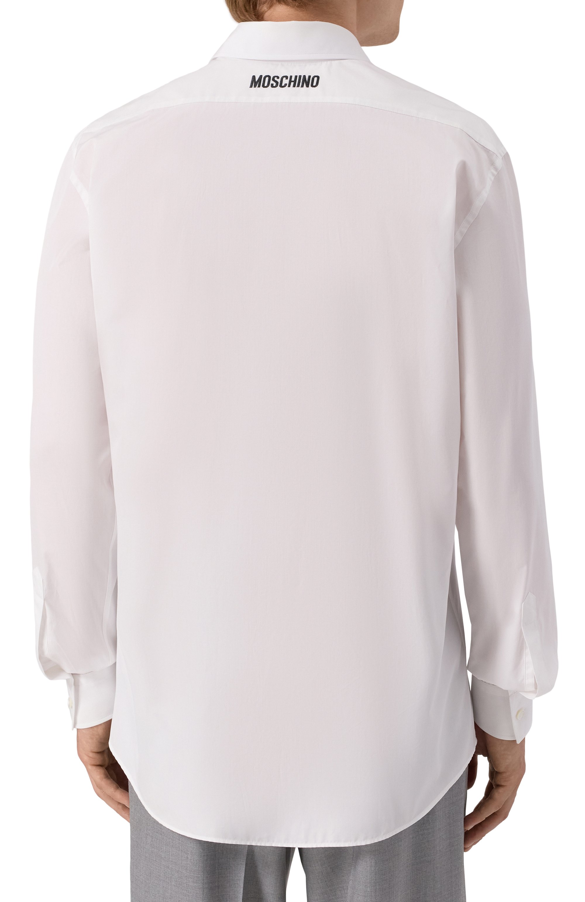 Хлопковая рубашка MOSCHINO, арт. J0223/5235, фото 4